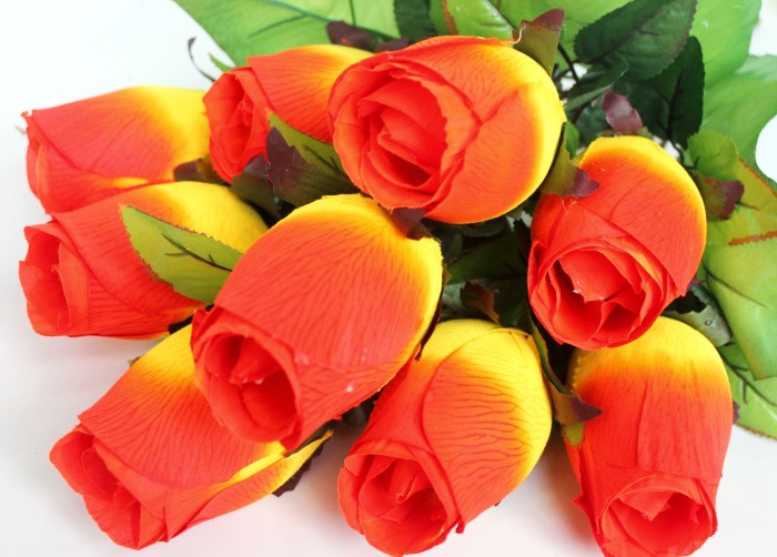 Б861 Б/С Бук.бутылочная роза с росой 9гол.Н56см(12микс)