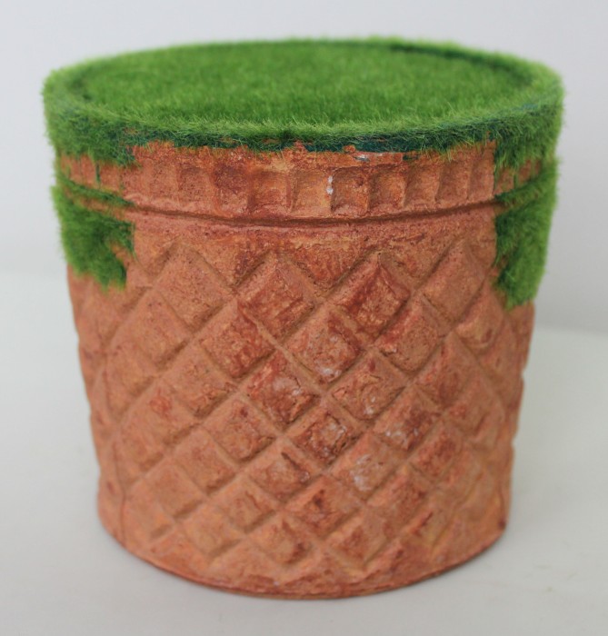 Э10734 Б/С Кашпо большое со мхом стабилизир.Н14см х 15см(2шт)