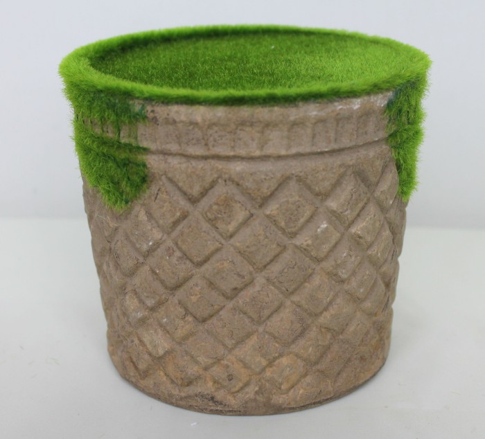 Э10734 Б/С Кашпо большое со мхом стабилизир.Н14см х 15см(2шт)