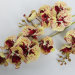 В11436 Б/С Орхидея из латекса"Ванда"тройная Н78см