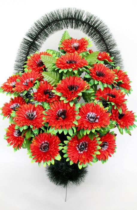 П039 Б/С Корзина декоративная ритуальная Н=0,66м