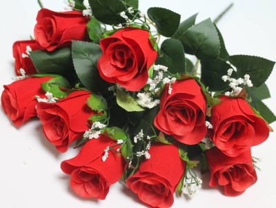 Б12218 Б/С Букет полный бархатный бутон 10г.с кашкой 50см(10шт)