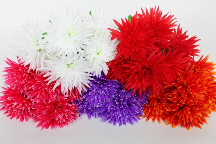 Б11603 Букет хризантем"Эдель"6г.H56см(10микс)