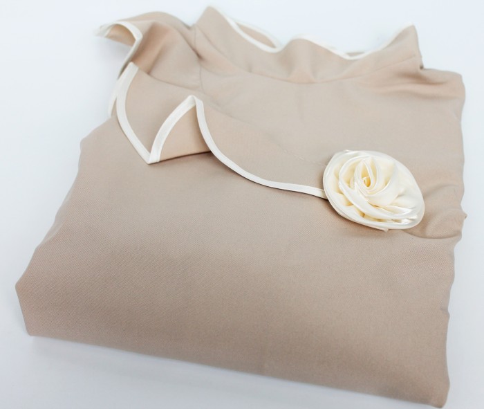 Р3847 Платье рит.габардин с воланом 48-60