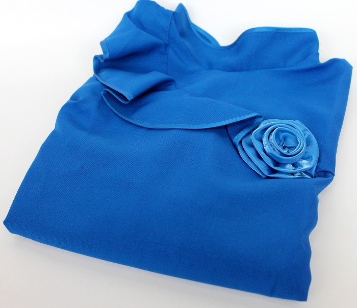 Р3847 Платье рит.габардин с воланом 48-60