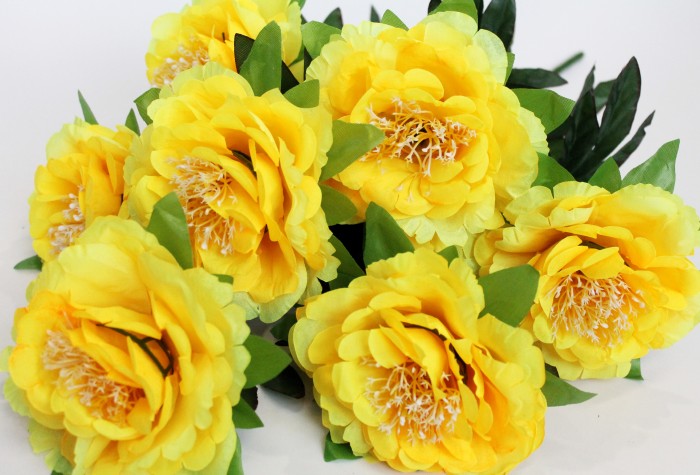 Б11380 Б/С Букет 60см 7 голов пионов"Юпитер"(10микс)