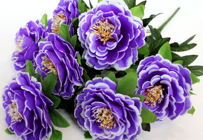 Б11380 Б/С Букет 60см 7 голов пионов"Юпитер"(10микс)