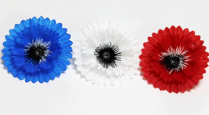 Г12307 Голова гербера 2сл."Ксюша"10см(100шт)