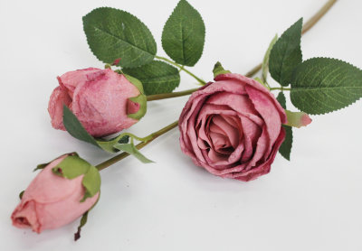 В11620 Б/С Ветка обожженой сухой розы"Браво"3г.Н61см