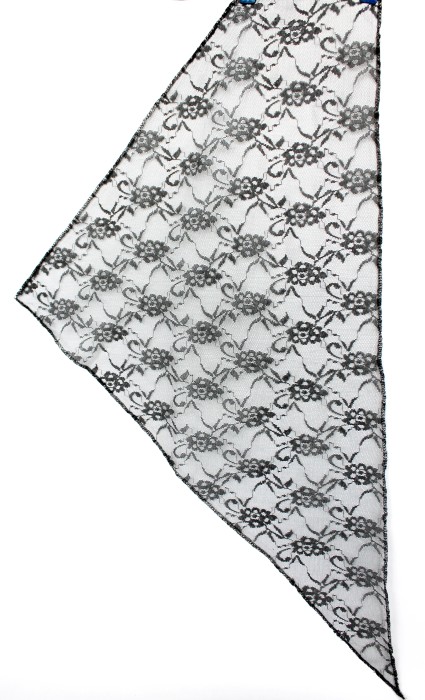 Р2349 **Платок чёрный ритуальный. 