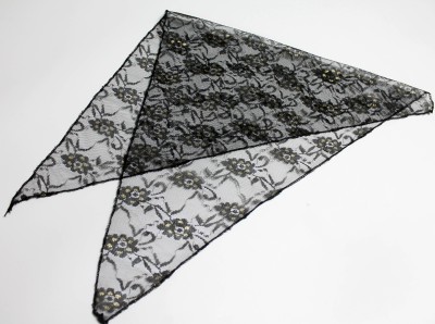 Р2349 **Платок чёрный ритуальный. 