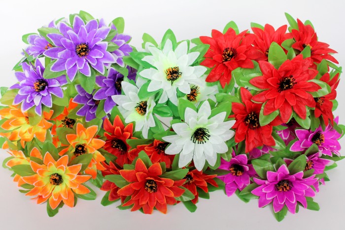 Б11730 Б/С Букет георгин с розеткой 6г."Овен"Н35см(40микс)