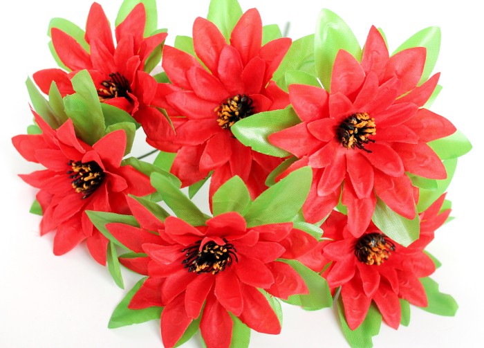 Б11730 Б/С Букет георгин с розеткой 6г."Овен"Н35см(40микс)