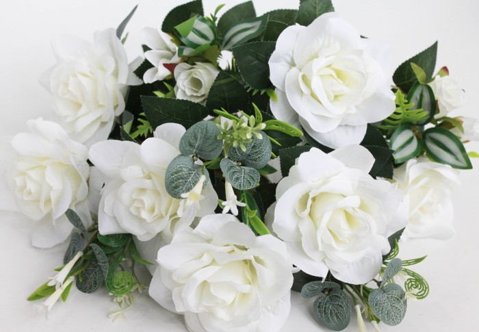 Б11933 Б/С Букет 13вет.с эвкалиптом"Рождество"53см(3микс)