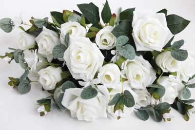 Б11932 Б/С Букет 2 цвета 18гол.роз с бутоном&quot;Пачули&quot;54см(2микс)