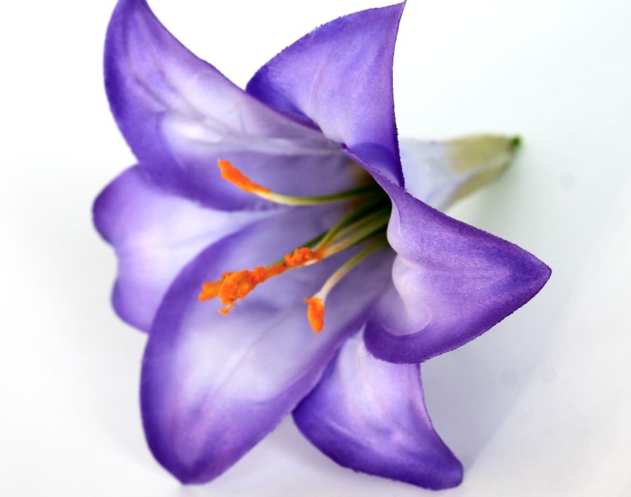 Г10860 Б/С Гол.из толстого сатина Лилии"Чудная,та самая"Н13,2см(20шт)