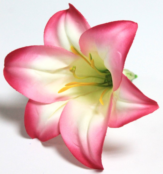 Г10860 Б/С Гол.из толстого сатина Лилии"Чудная,та самая"Н13,2см(20шт)