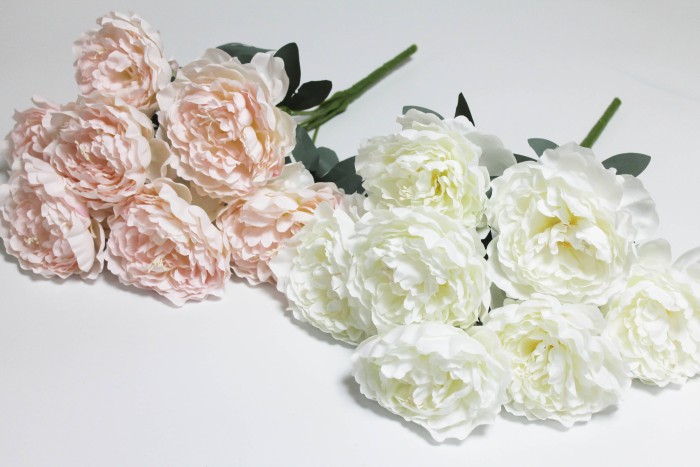 Б12146 Б/С Букет пион 7 крупных голов"Барцелла"Н53см