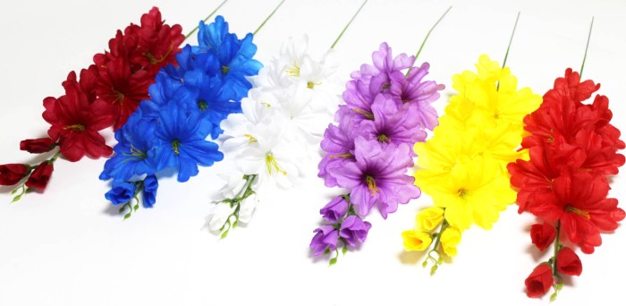 В12300 Б/С Колокольчик-каскад 9 гол.60см(100микс)