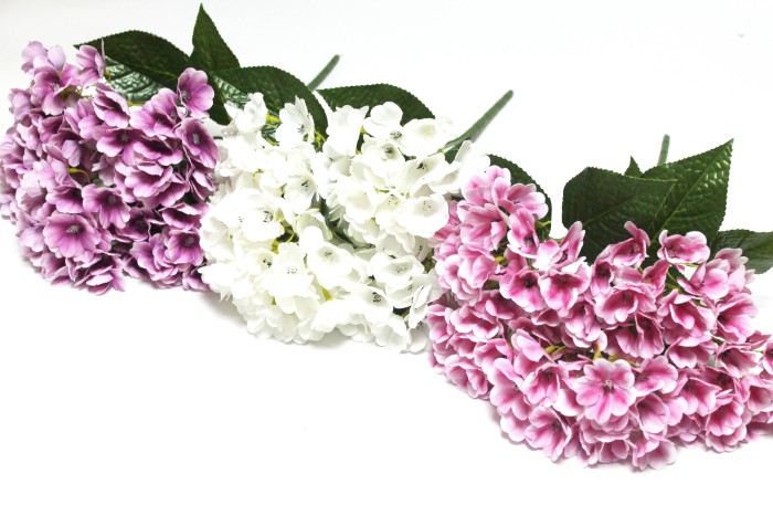 Б12223 Б/С Букет Сакура-Гортензия 105 цветочков.5 вет 47см