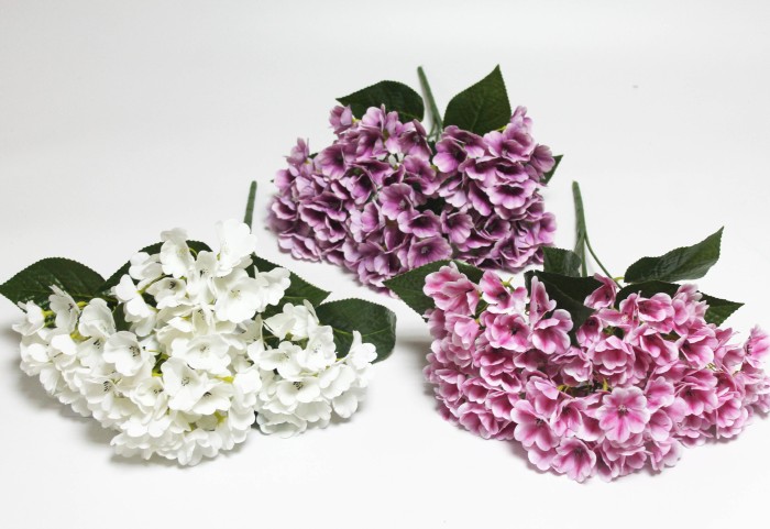 Б12223 Б/С Букет Сакура-Гортензия 105 цветочков.5 вет 47см