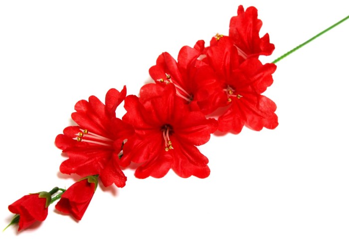 В12297 Б/С Колокольчик каскад 7 гол.с 3 бусинками 54см(100микс)