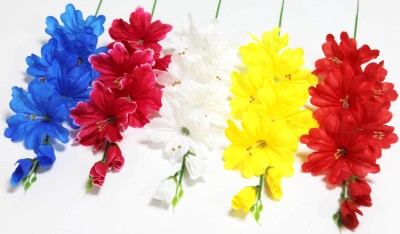 В12297 Б/С Колокольчик каскад 7 гол.с 3 бусинками 54см(100микс)