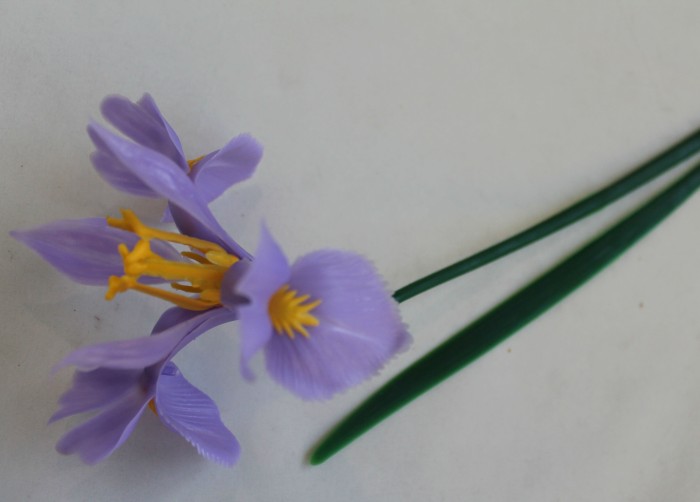 П5541 Ирис одиночн.пластик Н41см(200шт)