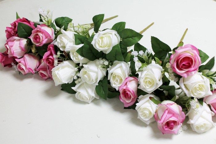 Б11938 Б/С Букет красивый крупн.бутон 8 голов "Катерина"50см(3микс)