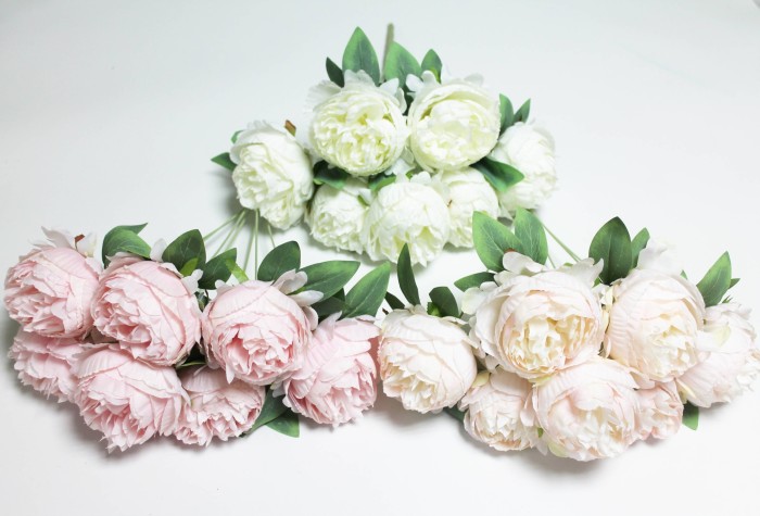 Б12148 Б/С Букет пион махровый 7голов"Джозеф"Н45см