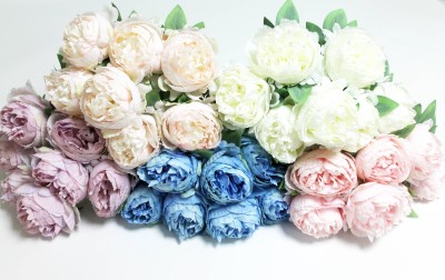 Б12148 Б/С Букет пион махровый 7голов&quot;Джозеф&quot;Н45см