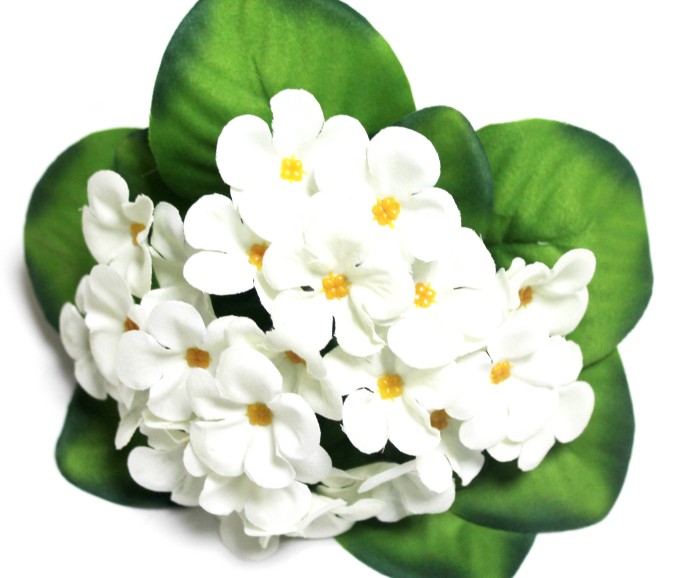 Б12224 Б/С Букет флористической фиалки с дорогим листом"Женева"18см(10шт)