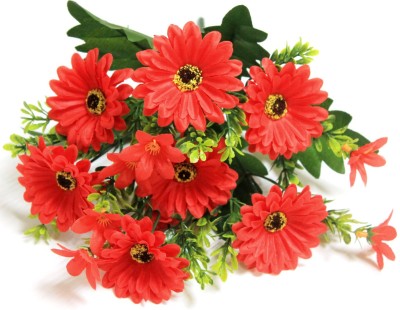 Б12301 Б/С Букет гербера 7г.в розетке "Пьеро"32см(20микс)