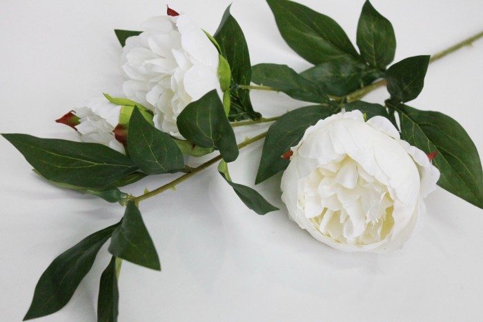 В11619 Б/С Ветка пиона 3 гол."Орфей"Н80см