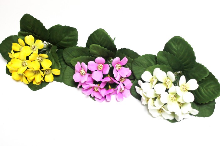 Б12225 Б/С Фиалка флористическая с красивой дорогой серединой"Магия любви"20см(10шт)