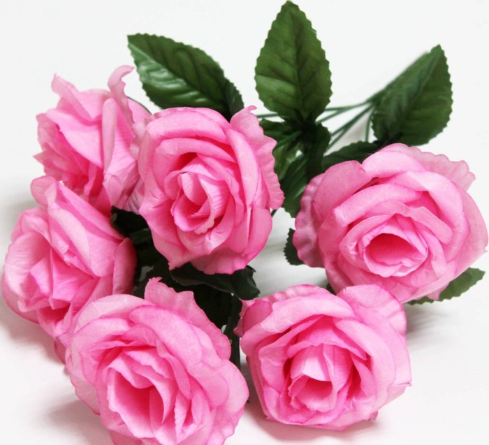 Б12302 Б/С Букет роз 6 гол."Киса"39см(40микс)