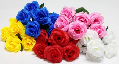 Б12302 Б/С Букет роз 6 гол."Киса"39см(40микс)