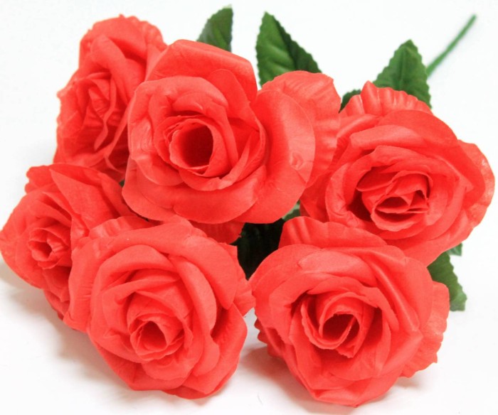 Б12302 Б/С Букет роз 6 гол."Киса"39см(40микс)