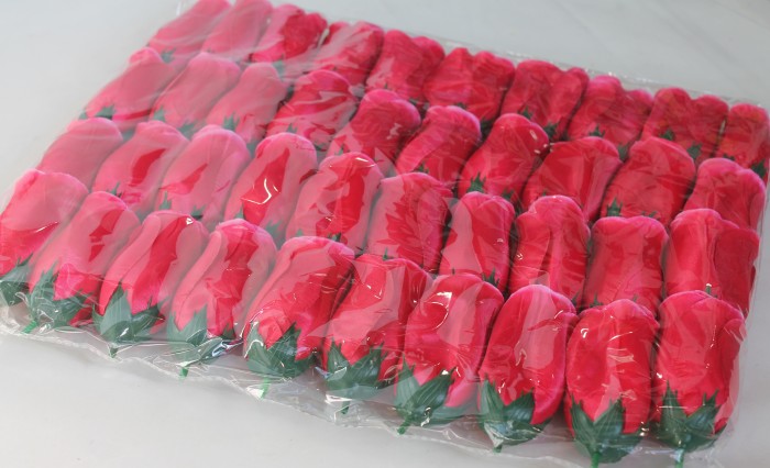 Г10242 Б/С Голова  10см атласная розы большая"Оскар"(40шт)