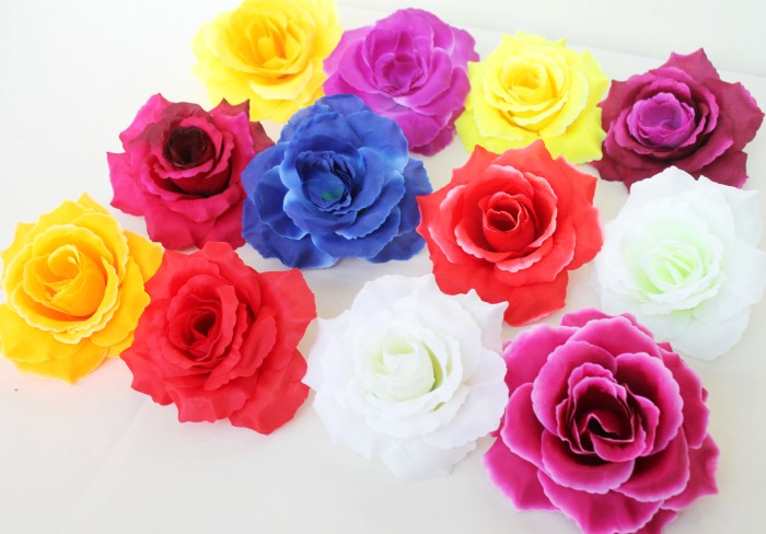 Г722 Б/С Крупная 19см 7слоев хлопок плотный роза"Красота"(20/300шт)