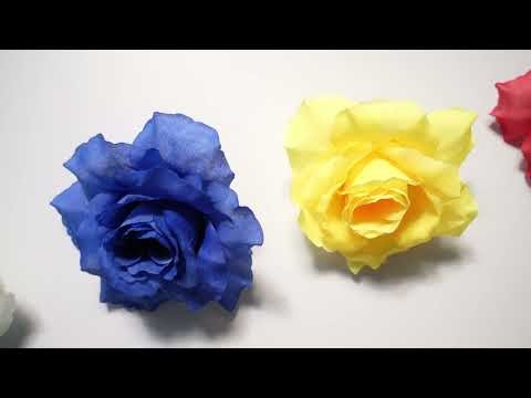 Г722 Б/С Крупная 19см 7слоев хлопок плотный роза"Красота"(20/300шт)