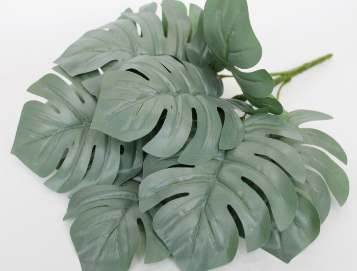 Б11452 Б/С Куст монстера 9лист.Н40см