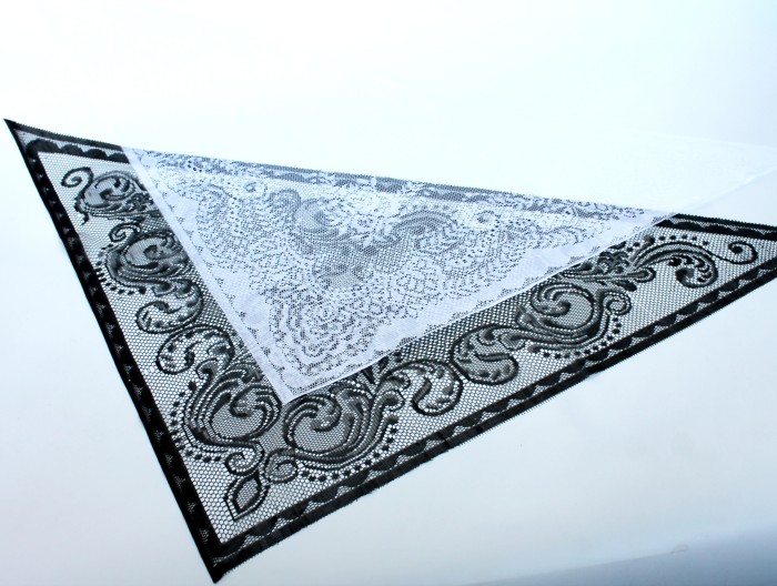 Р3834 Косынка ажурный (1уп.-30шт)  (120х60см)