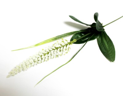 В12151 Ветка Колос-добавка обсыпной с осокой 34см(20шт)