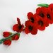 В9438 Б/С Ветка из сатина гладиолуса"Легенда"Н80см(20шт)