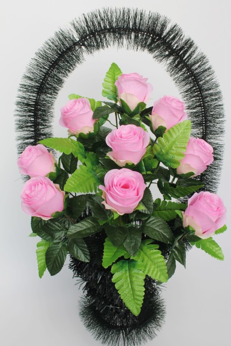 П040 Корзина декор. ритуальная H=0,72м