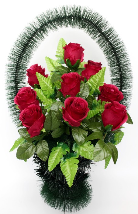 П040 Корзина декор. ритуальная H=0,72м