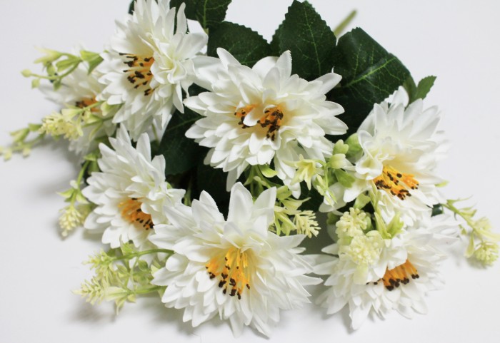 Б12033 Б/С Букет хризантема 7 вет.с доб.33см(10микс)