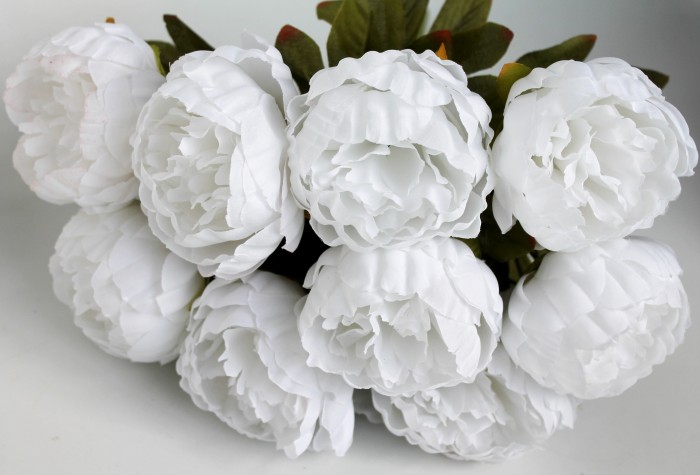 Б11743 Букет по рацветкам 9 гол.пиона"Надежда"Н40см(2микс)