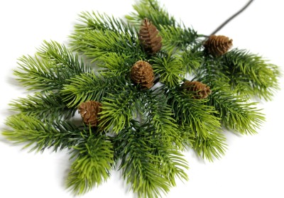 В12045 Б/С Ветка ель 5 шишек &quot;Байкальская&quot;45см(10шт)